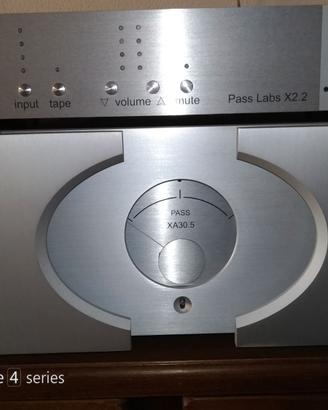 Coppia  preamplificatore  e finale di Pass Labs.