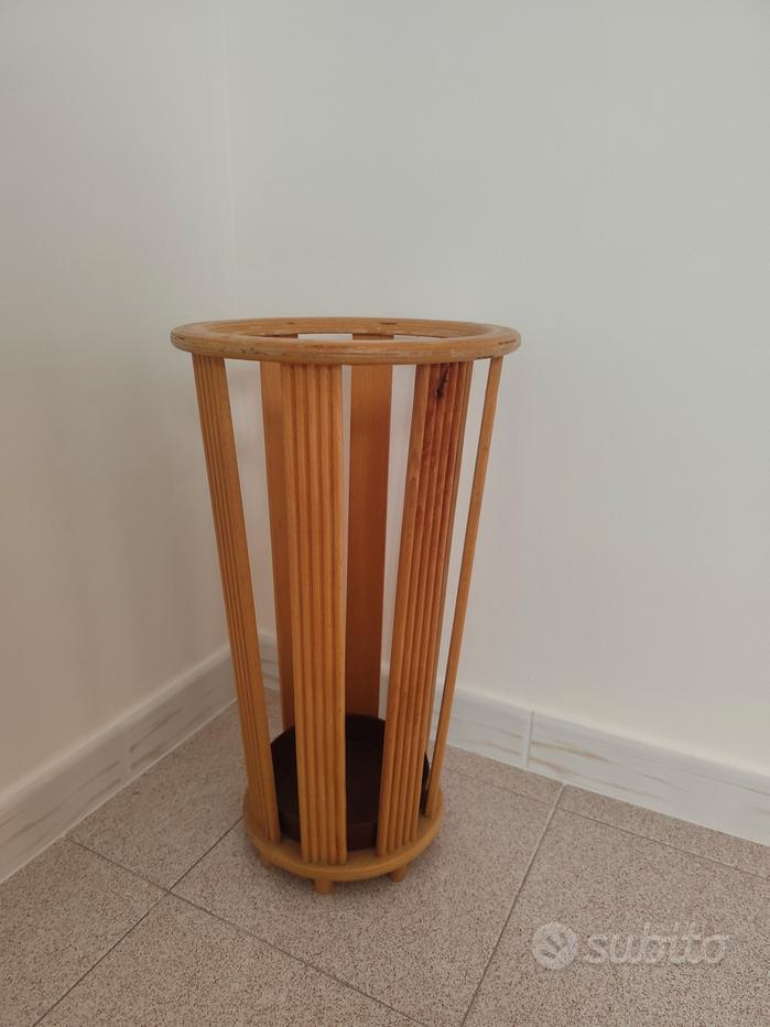 Portaombrelli In Legno Effetto Corian, Stile Suggestivo Con Una Macchina Laser Co2