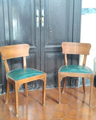 Coppia sedie anni '40