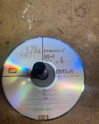 Dvd+r cd-r vergini