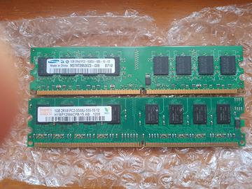 2 x 1gb RAM ddr2 5300 Pc desktop