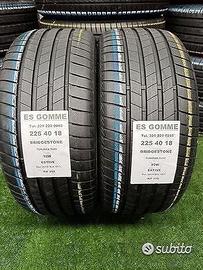 2 gomme 225 40 18 BRIDGESTONE RIF818