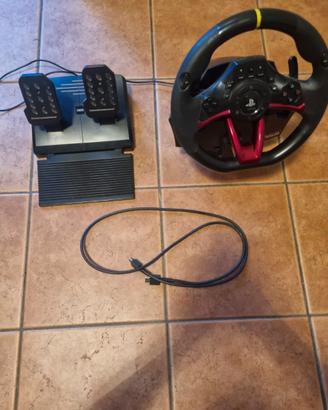 Pedaliera e volante per Ps4 o PC