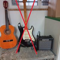 chitarra classica chitarra + amplificatore