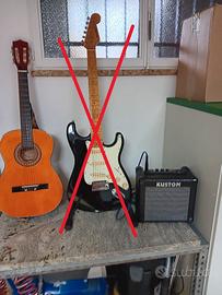 chitarra classica chitarra + amplificatore