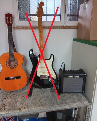 chitarra classica chitarra + amplificatore