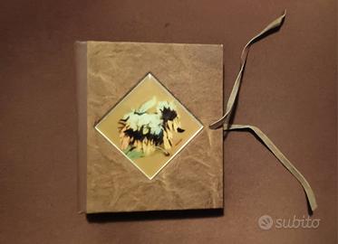 custodia porta cd in pelle