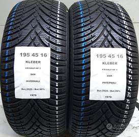2 GOMME 195 45 16 KLEBER A1979