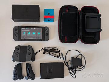 Nintendo Switch V2 Chip + 4 joy-con +2 dock.