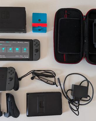 Nintendo Switch V2 Chip + 4 joy-con +2 dock.