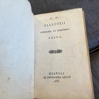 Libro antico sallustio