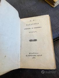 Libro antico sallustio