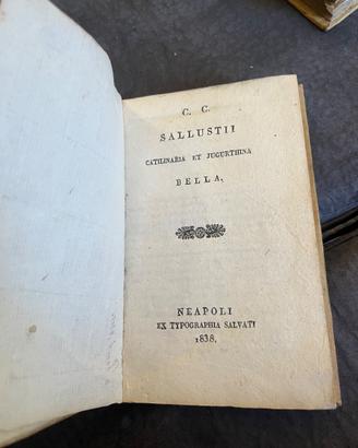 Libro antico sallustio