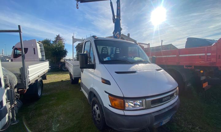Iveco Daily 35c12 Con Gru Cassone fisso