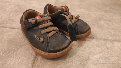 Scarpe in pelle blu Camper bambino