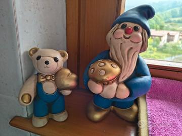 gnomo e orsetto Thun ben tenuti