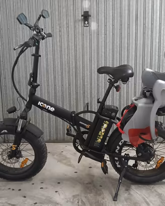 Bici elettrica Fat Bike pieghevole con accessori 