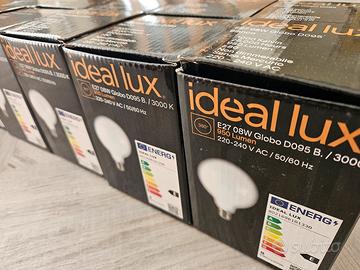 10 lampadine Ideallux E27 D095 8W 950 lumen