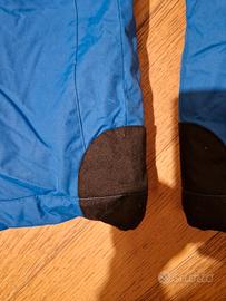 pantaloni sci con bretelle