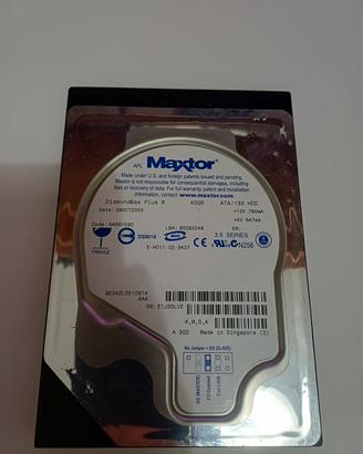 Lotto 3 Hard Disk PATA/IDE 40GB 80GB IBM Maxtor Sa