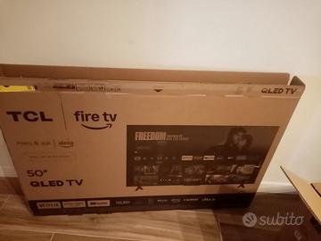 TV 50 pollici tlc qled NUOVA