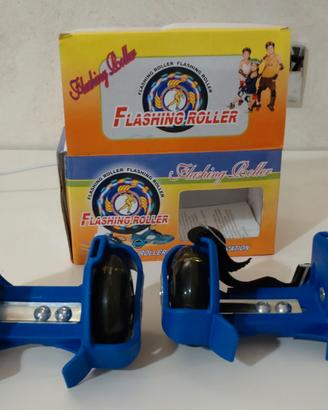 Flashing roller skate luminosi