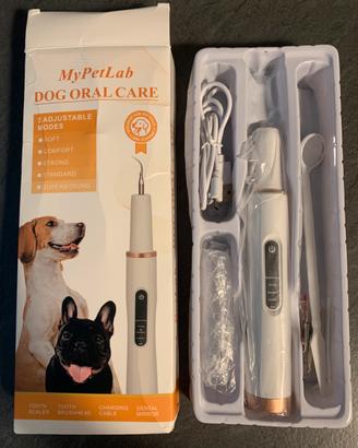 Dispositivo per pulizia dentale del cane