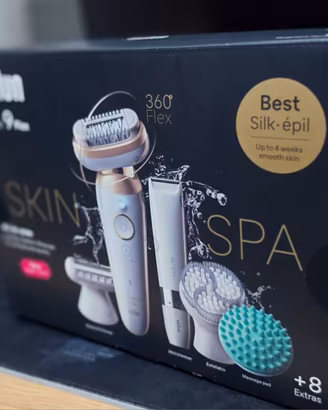Braun Silk Epil 9 Flex SkinSpa Epilatore Elettrico