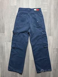 Tommy Jeans Cargo Baggy Low Rise W25 L30 Blu