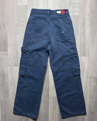 Tommy Jeans Cargo Baggy Low Rise W25 L30 Blu
