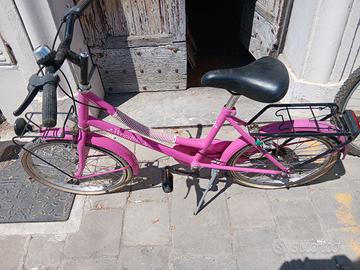 bicicletta city bike  da bambina  rosa 20"