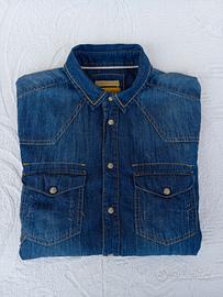 Camicia Uomo In Denim  (Taglia M)