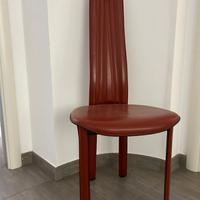 sedie di design rosse