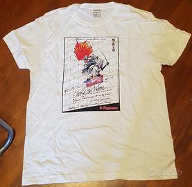 T-shirt Pink Floyd Outside The Wall disegno Scarfe