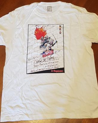 T-shirt Pink Floyd Outside The Wall disegno Scarfe