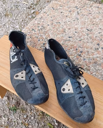 Scarpe ciclismo vintage