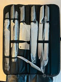 Set Professionale 9 Coltelli Vittoria Inox