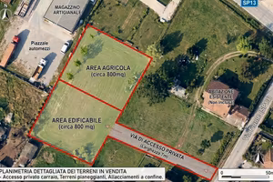 Terreno Edificabile 1600 mq Riservato con Accesso