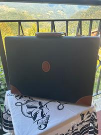 trussardi valigia pelletteria vintage di lusso