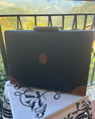 trussardi valigia pelletteria vintage di lusso