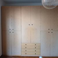 Armadio guardaroba in laminato  beige chiaro