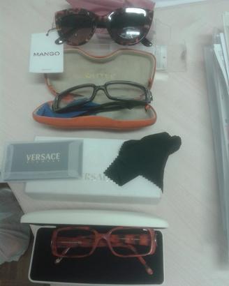 Versace, Vogue, Mango occhiali nuovi originali