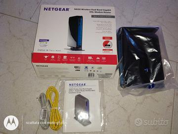 Modem Router ADSL2+ DGND3700 Wi-Fi N 600 Mbps