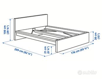 Struttura letto malm ikea