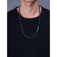 Collana da Uomo con Perle Heishi di Bronzite