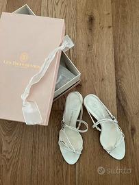 Sandali bianchi pelle LesTropeziennes tag 37 e mez