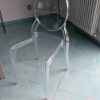 Sedie trasparenti 