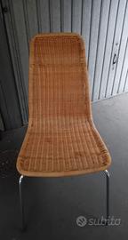 Sedie Linus in rattan