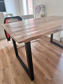 TAVOLO EFFETTO LEGNO GREZZO