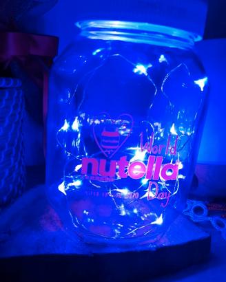 Lampada NUTELLA TRANSPAR. WORLD DAY Led batteria